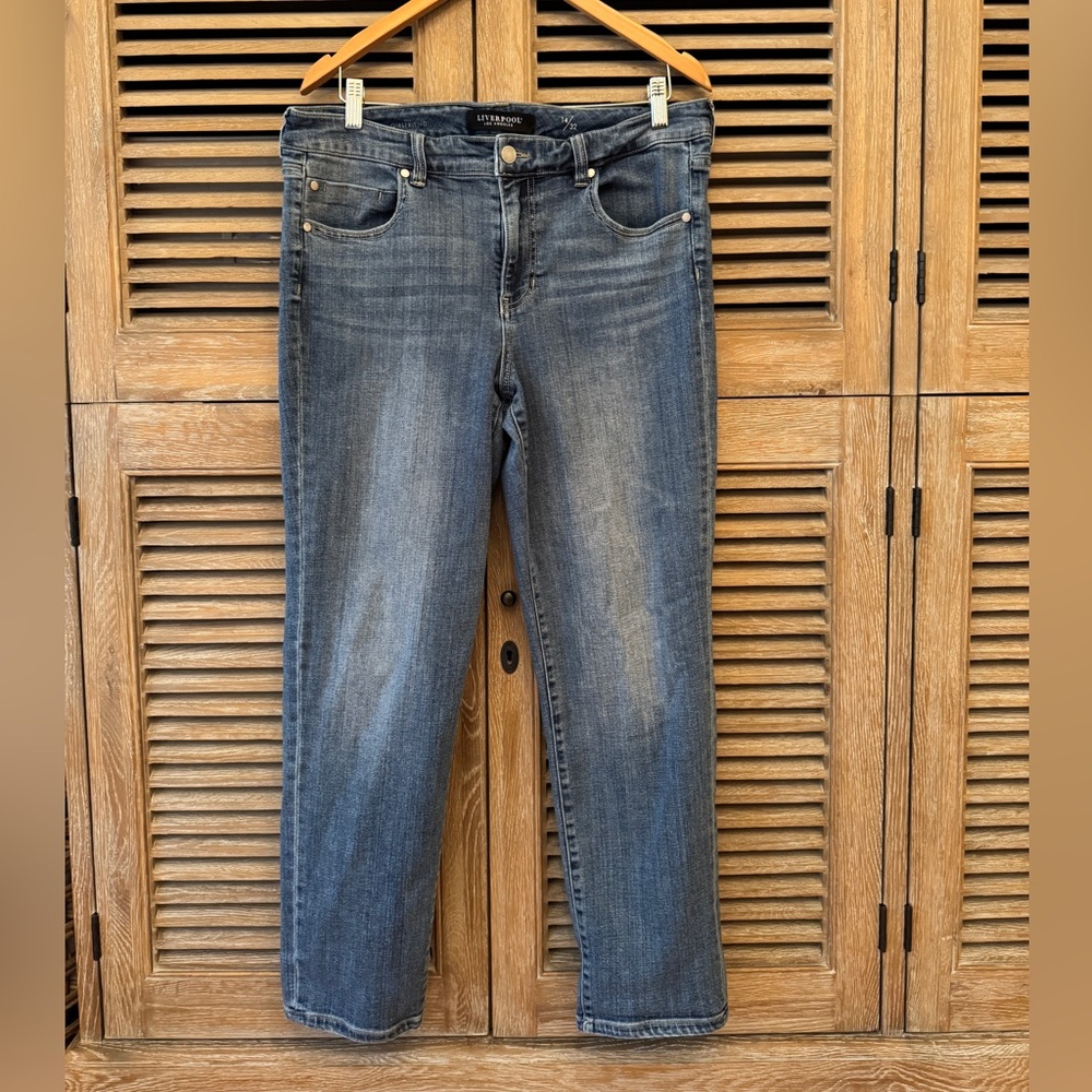 Liverpool Los Angeles The Girlfriend relaxed slim-fit jeans